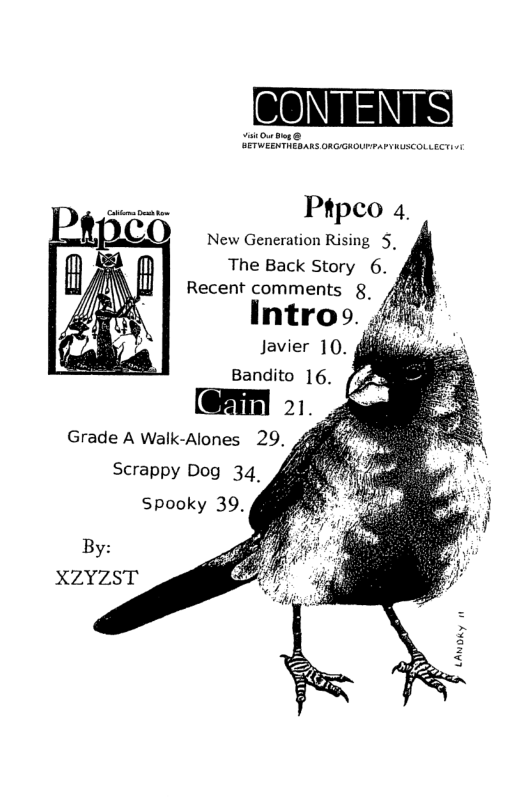 Ptpco 4. New Generation Rising 5, The Back Story 6. Recent comments §. Introv. Javier 10. 4 andito 16, Cain BN Grade A Walk-Alones 29, Scrappy Dog 34, By: XZYZST